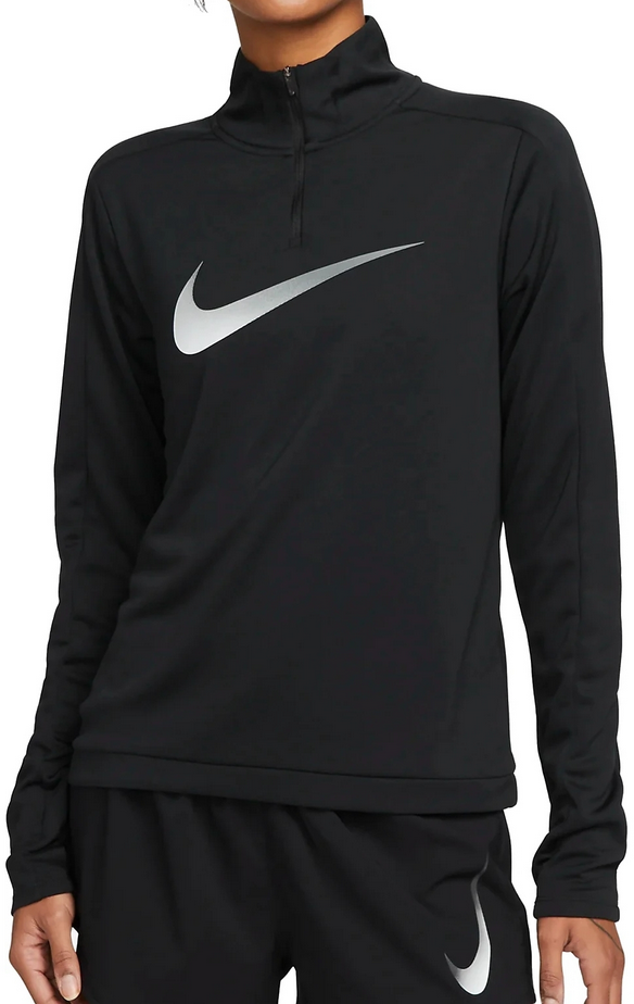 Nike Dri-FIT Swoosh Short Zip Long Sleeve L