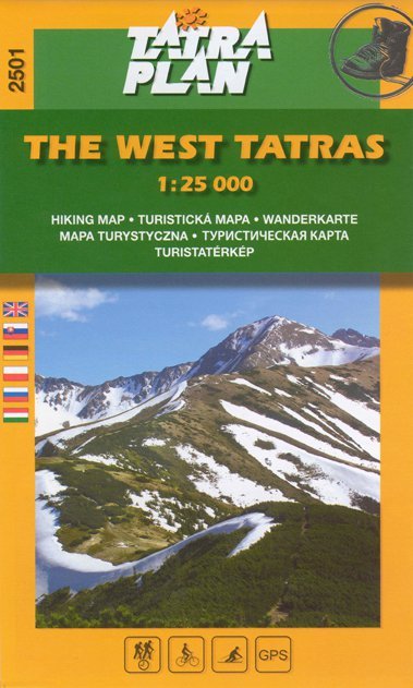 Západné Tatry 1:25 000, ang.